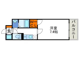 エスリード中之島クロスゲートの間取り