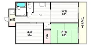 ハイグレード泉尾の間取り