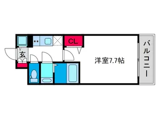 ラピーヌ南堀江レジデンス【5階】の間取り