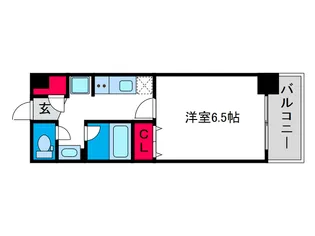 アスヴェル阿波座BLUE EARTH【12階】の間取り