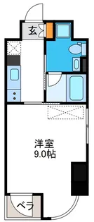 メゾニティクイーン阿波座の間取り
