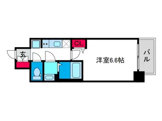 メルディア大正D.C.【12階】の間取り