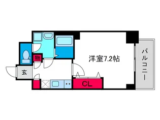 ファーストフィオーレ九条Ⅲ【12階】の間取り