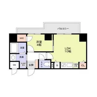 ラ・ピシーヌ南堀江【6階】の間取り