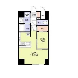 ラ・ピシーヌ南堀江【11階】の間取り