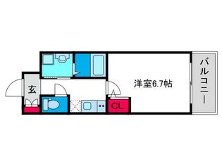アドバンス大阪ベイストリートの間取り