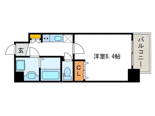 ジアコスモ九条シエル【4階】の間取り
