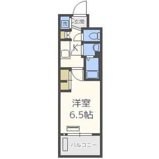 スワンズシティ中之島クロス【8階】の間取り