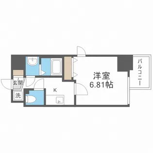 フォーリアライズ難波シエロの間取り
