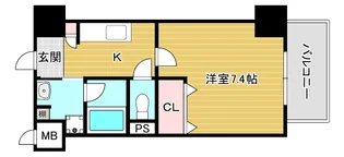 ビヤンポート【7階】の間取り