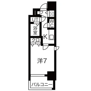 フォーリアライズ南堀江ヴィータ【12階】の間取り