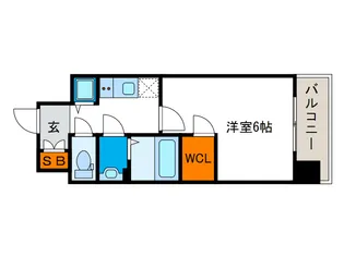 エステージ難波WESTの間取り