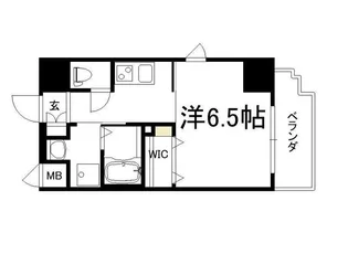 アール大阪グランデ【10階】の間取り