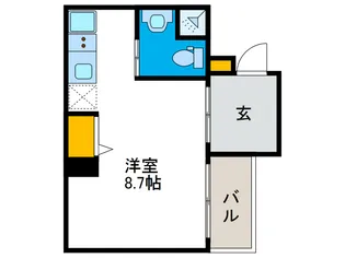 アスティナ弁天町【10階】の間取り