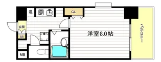 メゾンドラフィネ【5階】の間取り
