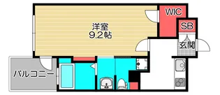 ルーセントオーデン難波【5階】の間取り