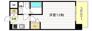 TOYOTOMI STAY Premium難波桜川【4階】の間取り