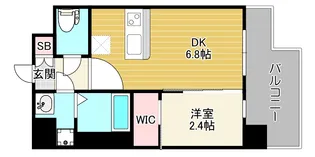セレニテ難波ミラク弐番館【3階】の間取り