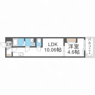 ニスム御崎【2階】の間取り