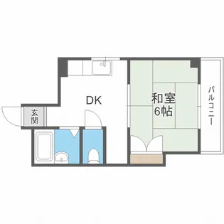 RIGEL弁天の間取り