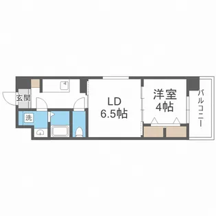 プランドール天王寺SOUTHの間取り