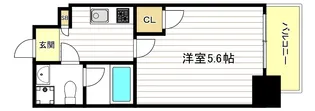 クレビオス南堀江の間取り