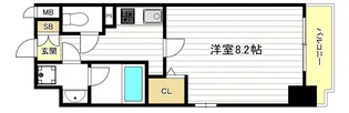メルシーティー【4階】の間取り