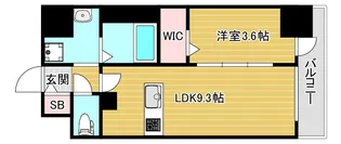 ファステート難波グランプリ【9階】の間取り