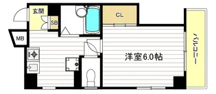 ブロッサム カスガデ【2階】の間取り
