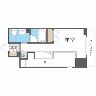 アーデンタワー南堀江【4階】の間取り