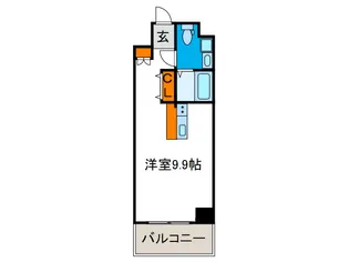 パウゼドーム前【11階】の間取り