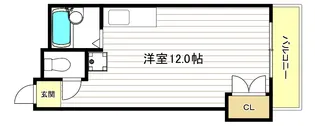 ヴァンコート三軒家東【2階】の間取り