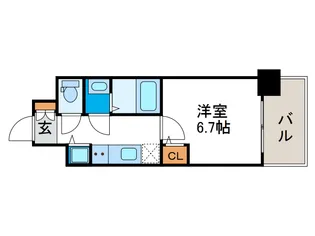 クリスタルグランツ大阪BAYの間取り