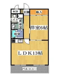 大正メゾン【3階】の間取り