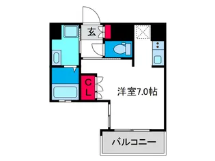 エイペックス南堀江【4階】の間取り