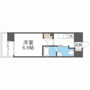 アスリート本町リバーウエスト【10階】の間取り