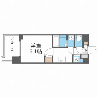 La Douceur桜川【7階】の間取り