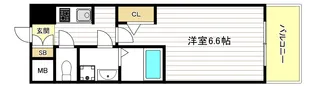 S-RESIDENCE難波大国町Tres【11階】の間取り