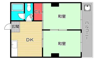 コーポエーワンの間取り