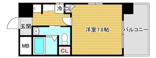 S-FORT弁天町【403号室】の間取り
