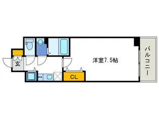 ジアコスモ大阪ベイシティ【8階】の間取り