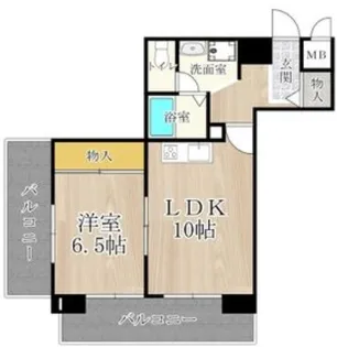 グレース大阪港の間取り