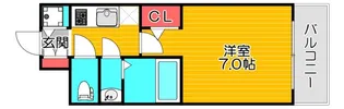 S-RESIDENCEドーム前千代崎【7階】の間取り