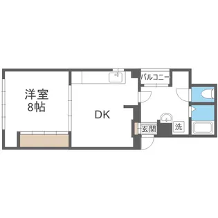呉竹マンションの間取り