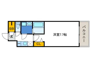 レオンコンフォート大阪ドームシティの間取り