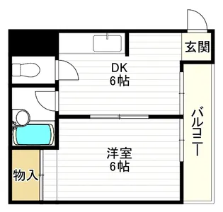 青風ハイツ【3階】の間取り
