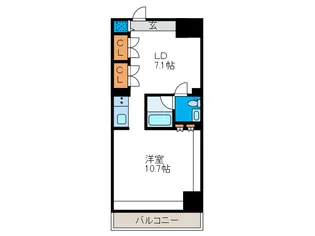 アーデンタワー南堀江【3階】の間取り