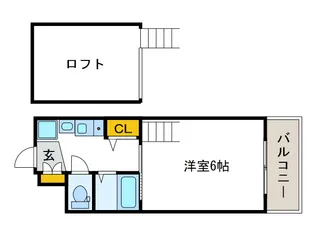 エステムコート難波WEST-SIDE大阪ドーム前の間取り
