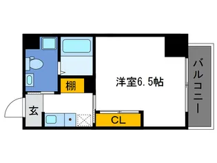 JJCOURT市元【10階】の間取り