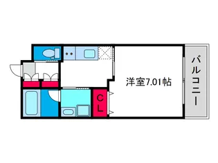 アプリーレ南堀江【13階】の間取り